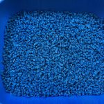 Hdpe blue drum granules